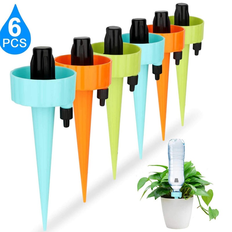 식물용 자동 급수 스파이크 6/12개, 조절 가능한 드 - Self Watering Insert 리뷰 및 가격