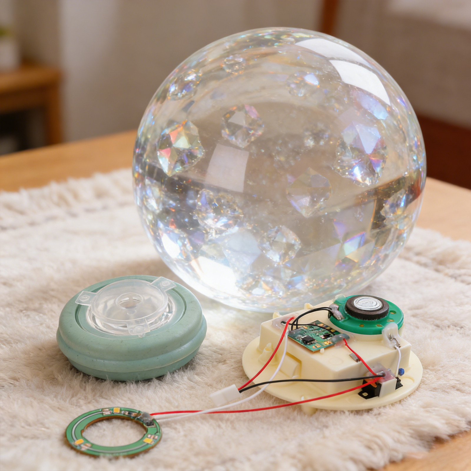 음악과 조명이 있는 스노우 글로브 무빙 DIY 배터리  - Plastic Dome Clear 리뷰 및 가격