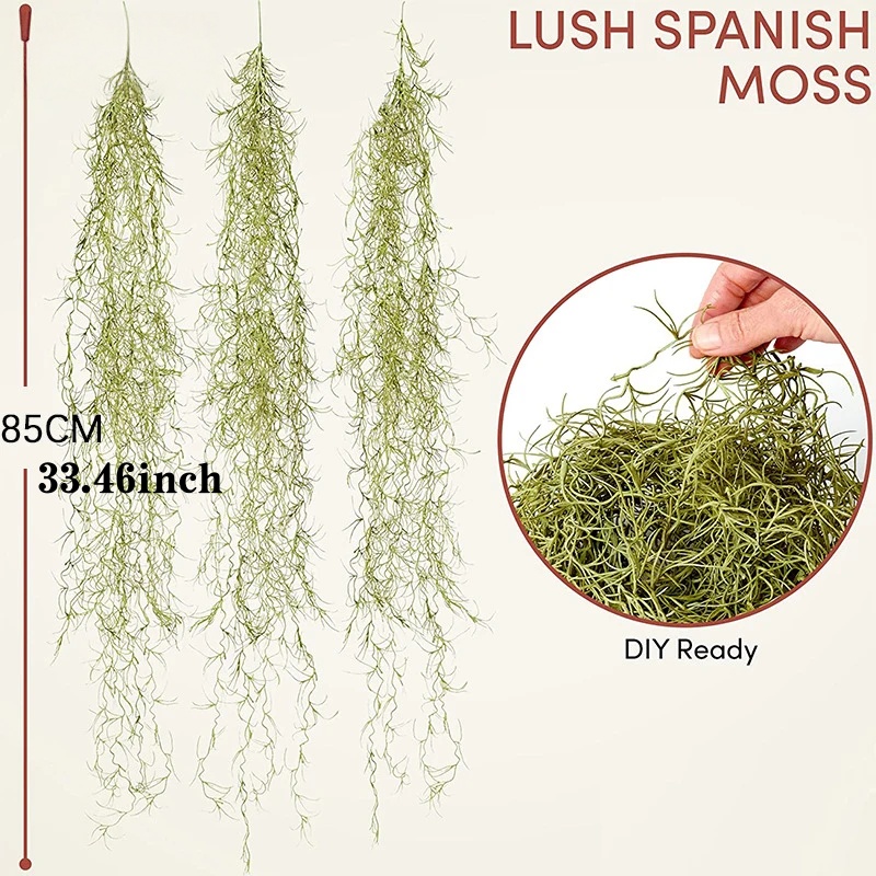 85cm 녹색 인조 식물 이끼 아이비 고사리 덩굴 홈  - Sphagnum Moss Dry 리뷰 및 가격