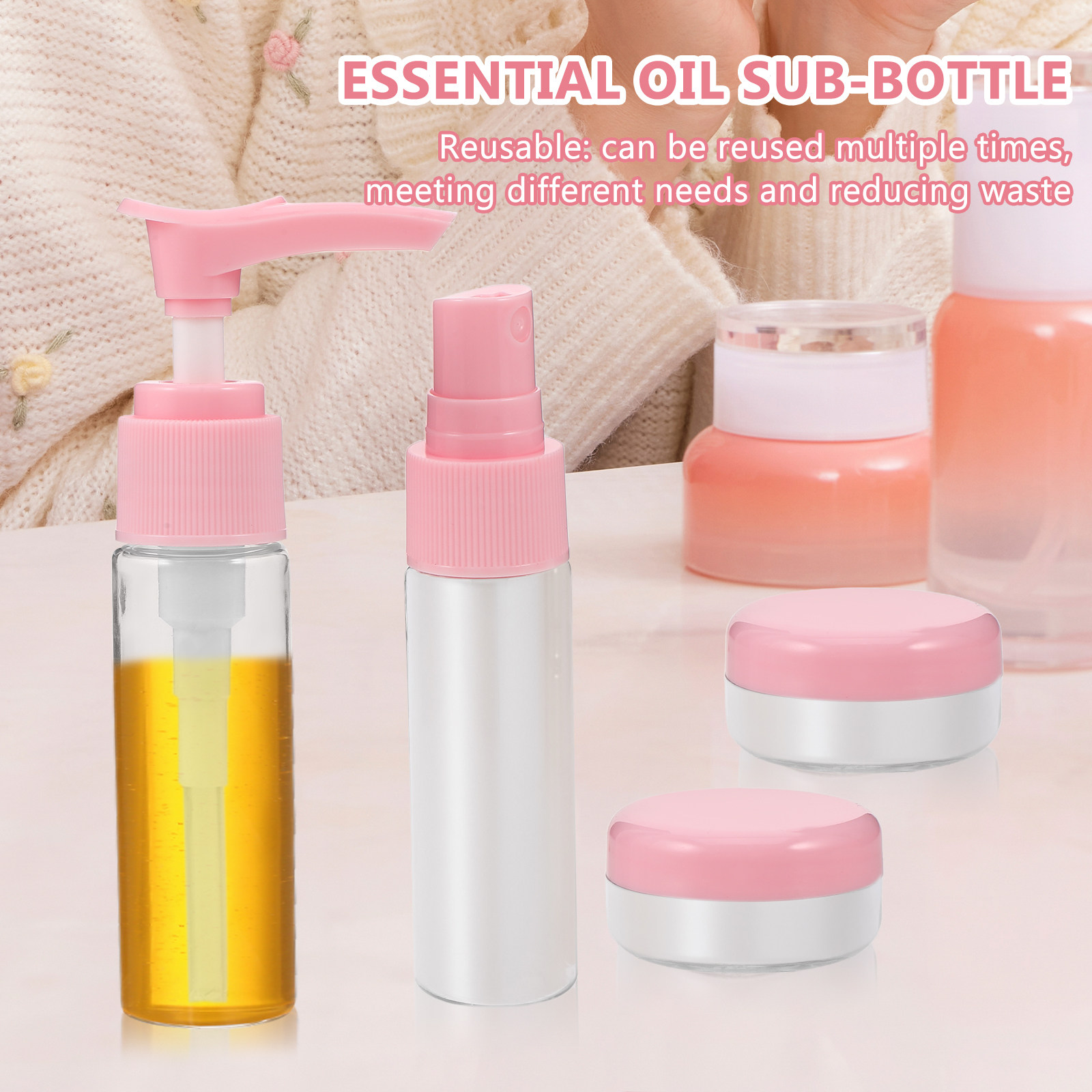 1세트 컴팩트 여행용 병 세트, 재사용 가능한 미세 분 - Misting Bottle Fine 리뷰 및 가격